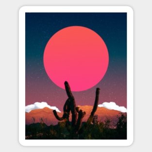 CACTI NIGHT HD Sticker